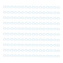 (HYH-15 (Blue)) 160Pcs PE Binder Rings Durable Book Rings for Keys Documents