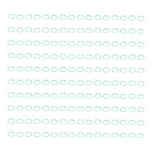 (HYH-15(Green)) 160Pcs PE Binder Rings Durable Book Rings for Keys Documents