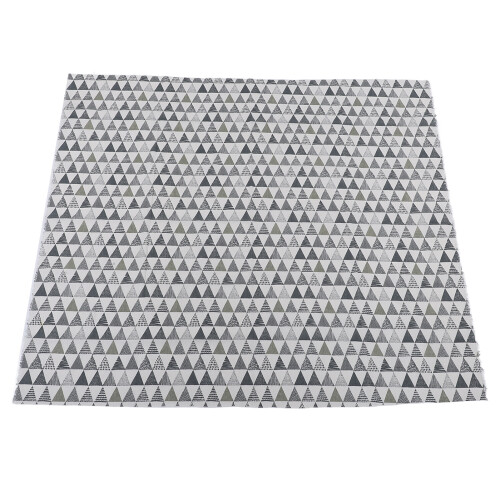 Linen Geometric Triangle Cotton Blended Tablecloth