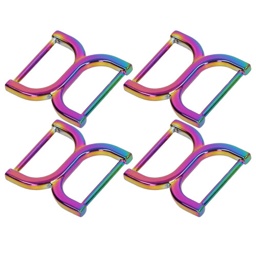 4Pcs Double D Rings 25mm Durable Strong Adjustable for Purse 1