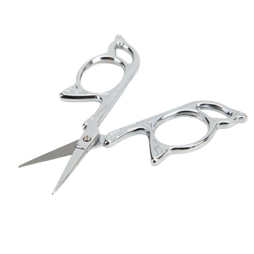 Embroidery Scissors Sharp Pointed Lightweight Silver DIY Shears