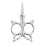 Embroidery Scissors Sharp Pointed Lightweight Silver DIY Shears 2