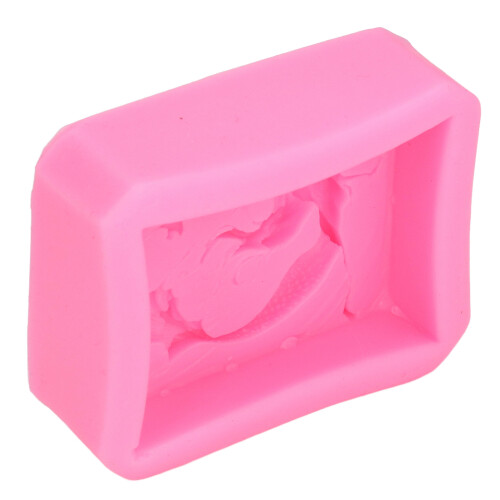 Fondant Molds Pink Cute Soft Washable Cake Decoration Tool 1