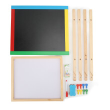 Art Easel Wooden Two in One Drawing Board Toddler Easel