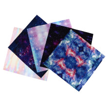 5PCS Quilting Fabric DIY Comfortable Printed Fabric Quadrate