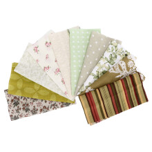 10PCS Fabric Quadrate DIY Comfortable Printed Fabric