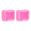 2pcs Pink Flower Mold Durable Soft Washable Cake Tool 1