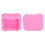 2pcs Pink Flower Mold Durable Soft Washable Cake Tool 3