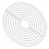 Metal Die Cutting Round Shape Durable Lightweight Handicraft Accessory 5