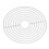 Metal Die Cutting Round Shape Durable Lightweight Handicraft Accessory 3