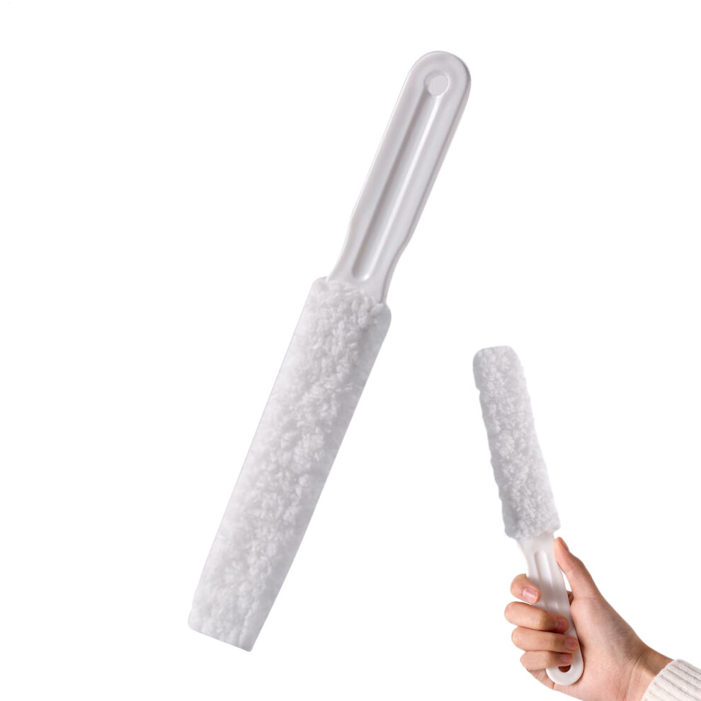 Air Conditioner Vent Duster Household Cleaning Brush For Interior Car Vents Refrigerator Bottom Scrubber Crevices White 9393856621323