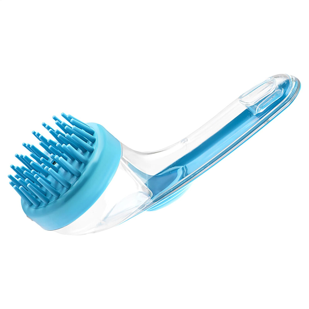 Dog Shampoo Brush Silicone Bristle Grooming Tool Reusable Shower Accessory For Small Animals Long And Short Hair-image-OPC-PMFQW9S-NEW