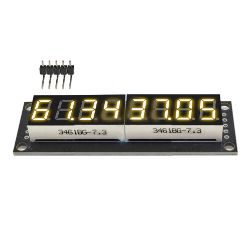 74HC595 8-stellige 7-Segment-LED 0,36 Zoll gelb 1