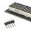 74HC595 8-stellige 7-Segment-LED 0,36 Zoll gelb 4