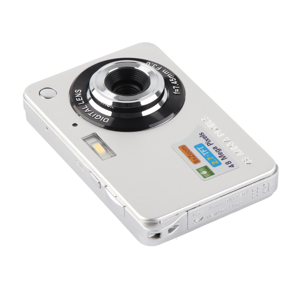 4K 48Mp Vlogging Camera, 8X Zoom, 2.7In Lcd, Silver 9431355106443