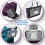 Foldable Baby Changing Mat Gray with Multi Storage Pockets, Soft Oxford Cloth 6