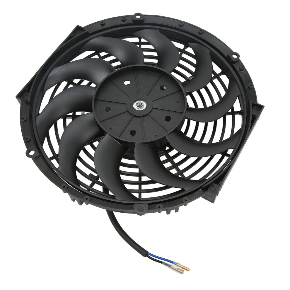 12V Universal 12 Inch Abs Radiator Cooling Fan For Cars Quiet Operation 6941355116609