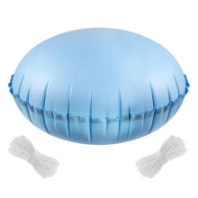 Inflatable Pillow For Pool Ice Equalizer 4x4 Ft Pool Pillow With Rope For Swimming Hot Tub River Tubing Lake Backyard Beach Vacation