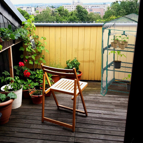 Parvekekasvihuone PVC-kalvolla 2