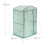 Foil greenhouse with shelf 4