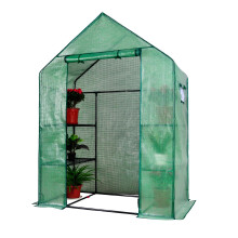 Herzberg HG-8002; Walk-in serra con finestre