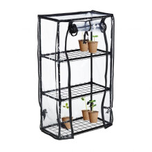 Greenhouse with 3 shelves for balcony