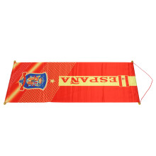 Fußball-Fahnenhängbanner aus Nylonstoff 90x37cm für Fans & Dekoration