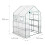 Walk-in greenhouse with 4 windows 4