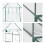 Walk-in greenhouse with 4 windows 6