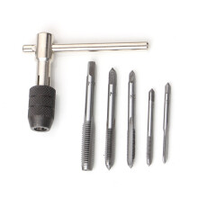 6 Stück HSS T-Griff-Schlüssel Set, Rostfrei, Komfortabler Griff für DIY & Heimwerker
