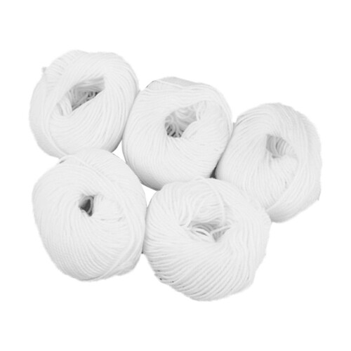 5Pcs White Binding Thread, Polyester Cotton Ledger Book Sewing String 2