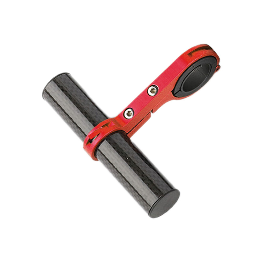 Weight Carbon Fiber Aluminum Alloy Bike Handlebar Extender For Phone Light/Red 8481355138402