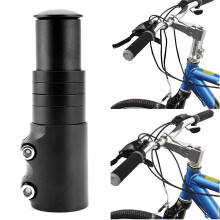 Verstellbarer Aluminum-Fahrradgabelstütze Erhöhung Schwarz 12 cm für MTB BMX