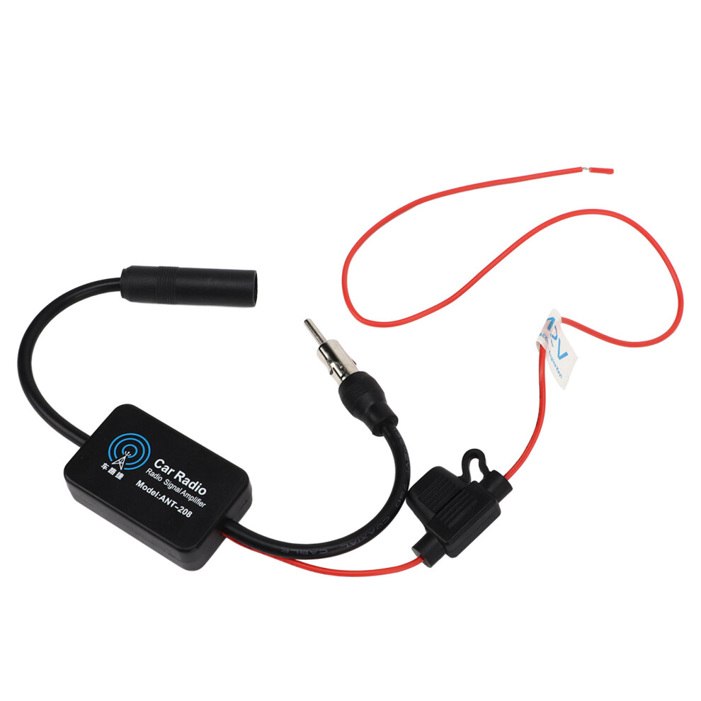 Fm Radio Signal Booster 25-30Db For Car Stereo Antenna Amplifier 8721355141843