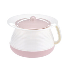 Unisex Chamber Pot For Adults And Kids Portable Toilet With Lid And Handle Spittoon Urinal Basin Potty Red