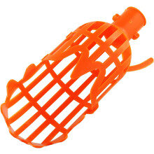 Orange Color Fruit Picker 20x10.5cm Plastic Gardening Basket Catcher Bayberry Picker for Apple Pear Peach Picking Gardening Farming