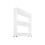 Mobile kitchen shelf on wheels, white 7