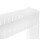 Mobile kitchen shelf on wheels, white 6