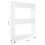Mobile kitchen shelf on wheels, white 9