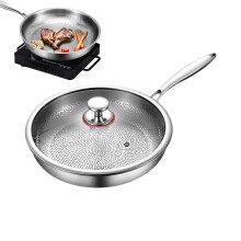 Titanium Pan 26cm Frying Pan | Griddle Kitchen Gadget For Restaurant Hotel Daily Use, Camping, Apartment
