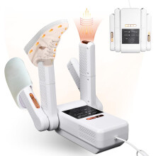 Boots Dryer with 4 Stands, Electric Shoe Dryer with 2H Timer, 4 Modes, Negative Ion Deodorizer, Foldable Shoe Warmer for Shoes, Gloves