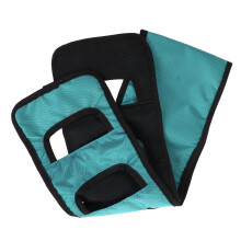 Green Elderly Bed Transfer Sling with Padded Handles Breathable and Widened