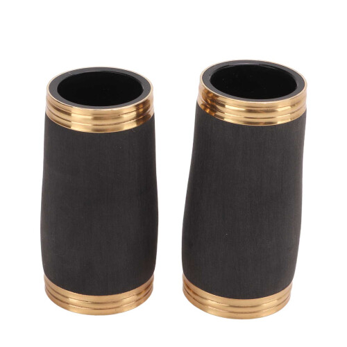 2Pcs Clarinet Plastic Barrel Black Soprano Body Tuning Instruments 2