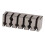 42mm 6-String Locking Nut Silver Metal for Headless Electric Guitar 2