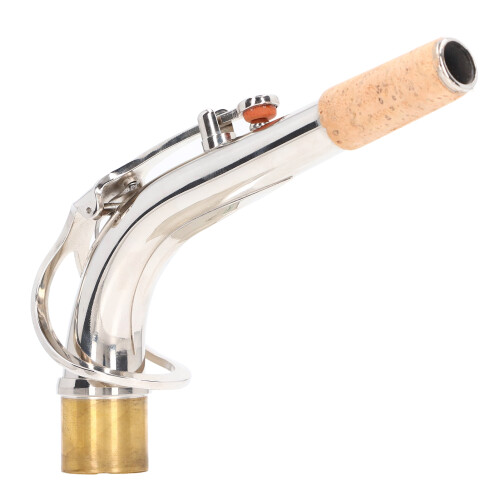 Alto Saxophone Neck Bend 24.5mm Replacement Silver Part