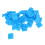 (Sky Blue) 50Pcs Finger Sleeve Silicone Protector Sky Blue 4