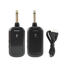2.4GHz Guitar Wireless System Transmitter Receiver 4 Channels 18m