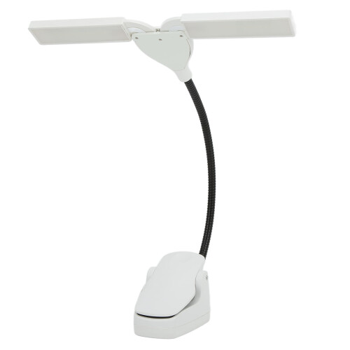 LED Rechargeable Bendable White Music Stand Light 1
