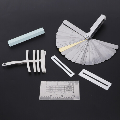 Guitar Tool Set Sander Radius Gauge String Action Ruler 2