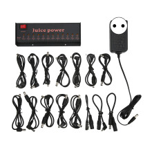 (EU Plug) Guitar Pedal Power Supply 12ch Isolated DC 9V 12V 18V US